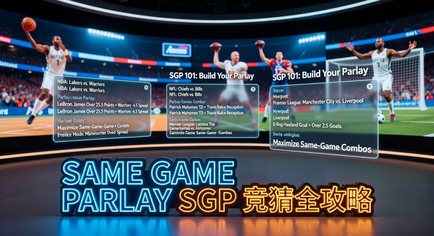 same game parlay SGP：投注技巧、组合思路与风险控制